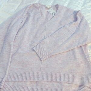 NWT H&M light pink soft sweater
